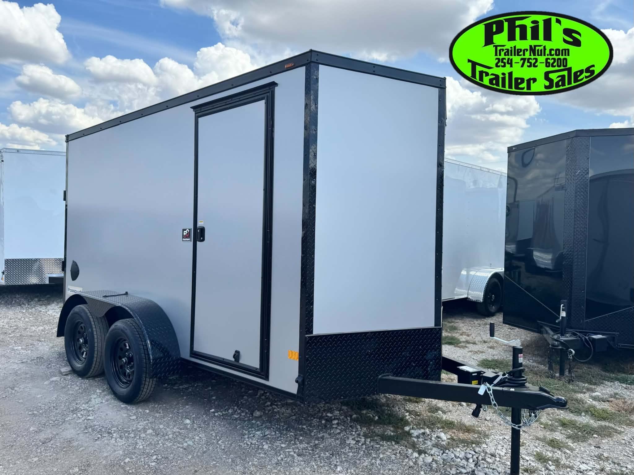 2026 Haulmark Trailers 6 x 12 PASSPORT DELUX Cargo Trailer SCREWLESS EXTERIOR & BLACKOUT PACKAGE!