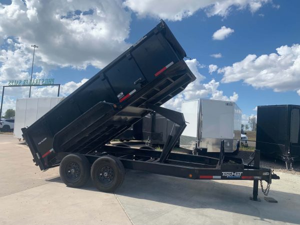 USED 2025 Top Hat Trailers Dump Trailers 83X14 3′ SIDE WALLS